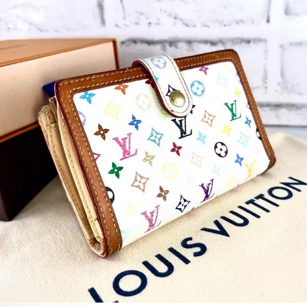 Louis Vuitton Monogram Multi Color Bifold Wallet M92987 TH1016